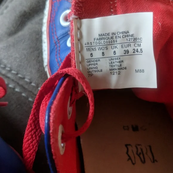 ⭐ Converse All Star Blue Leather Sneakers - Picture 8 of 8